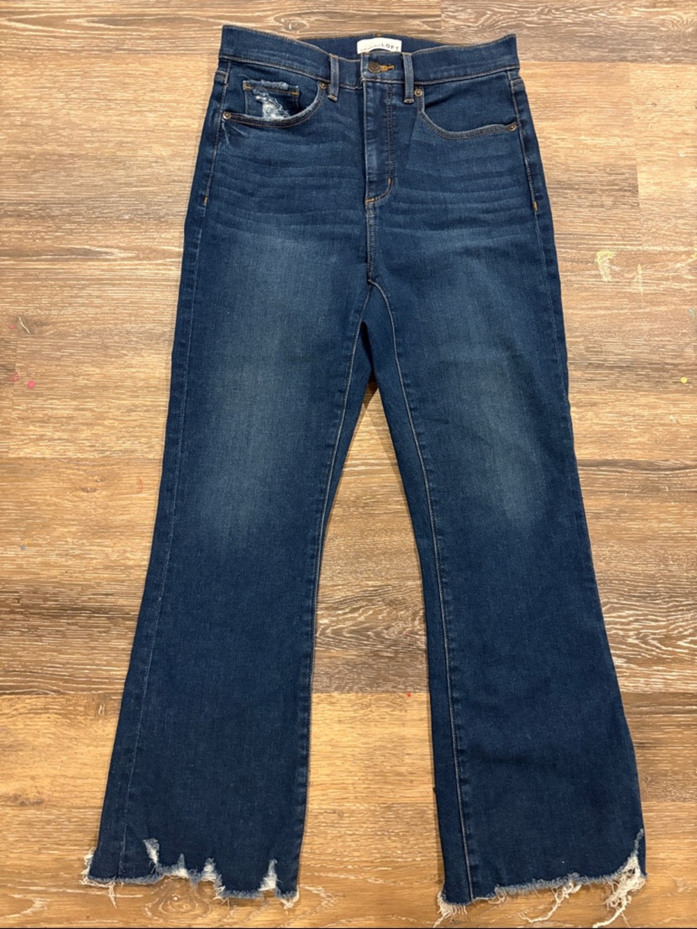 LOFT The Kick Crop Jeans